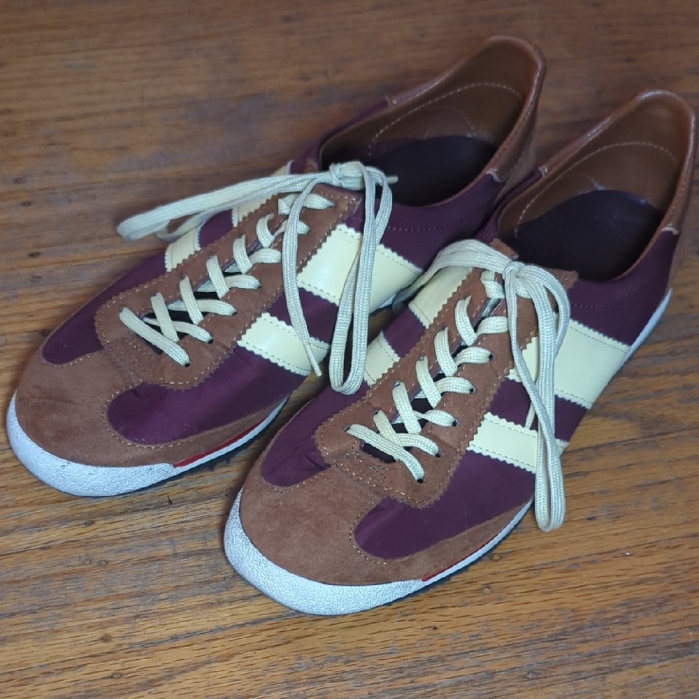 Madden Girl Brown and Cream Women's Sneakers